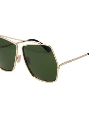 Max Mara MM0121/S 30A Gold Aviator Sunglasses with Case